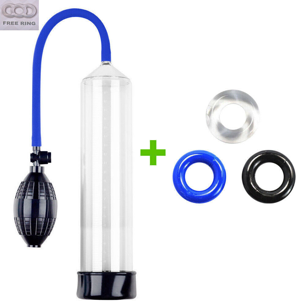 Aero Up Male Pump transparent with 3 rings