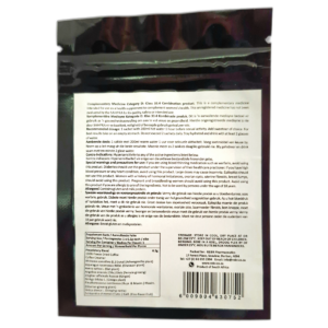 1 x MSS Ladies Coffee Premix 6.2g Back Label Black Foil
