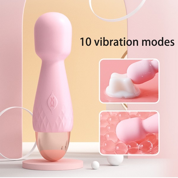 Wonderland Annie Mini Wand Rechargeable Light Pink 10 Vibration Modes