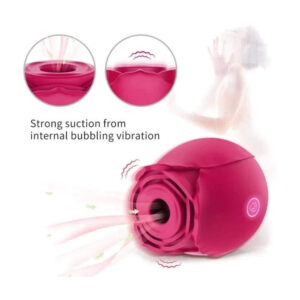 Wonderland Rose Shaped Clit Strong Suction & Vibration