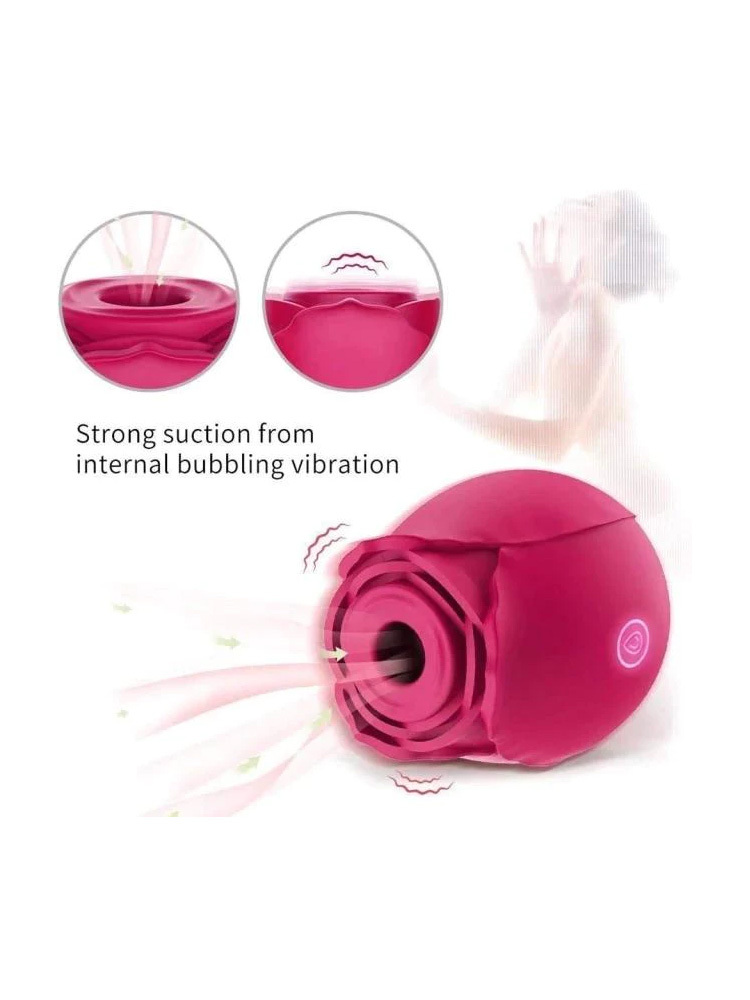 Wonderland Rose Shaped Clit Strong Suction & Vibration