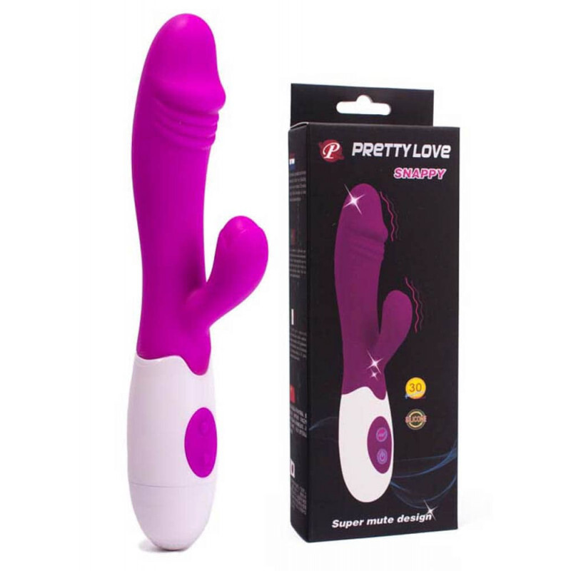 Pretty Love Snappy Dual Stimulating Vibrator Box (Purple)