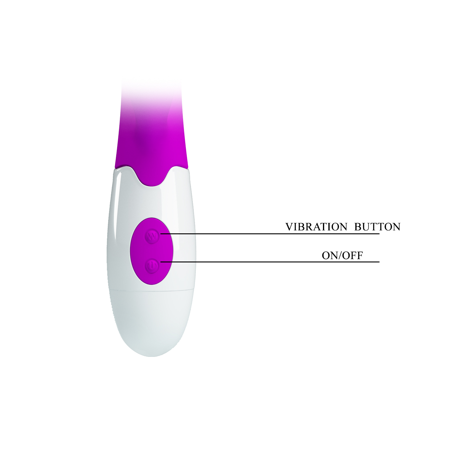 Pretty Love Snappy Dual Stimulating Vibrator Button Operation